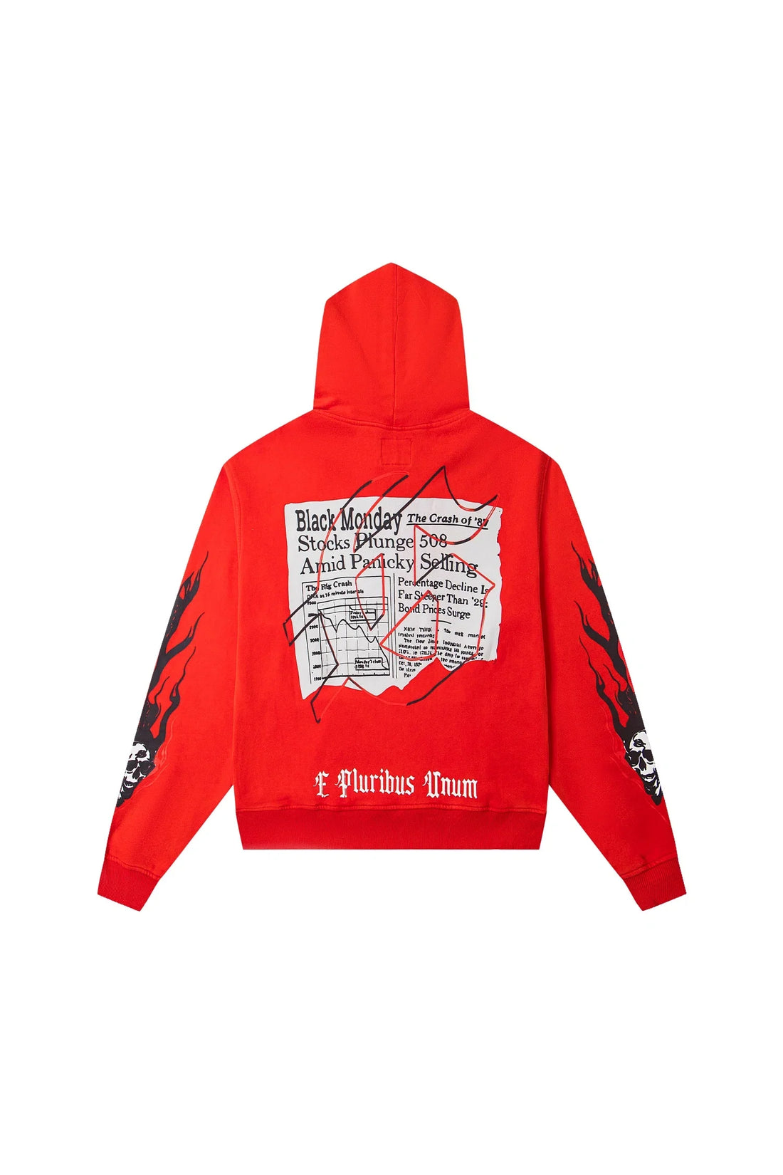 Skeleton Jazz Red Hoodie